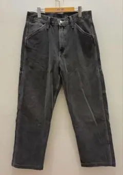 Levi's ブラックデニム　ペインターパンツ　グレー