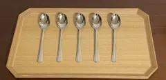 Noritake ノリタケ18-8ステンレス ティースプーン 5本セット 日本製