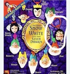 マクドナルド　ディズニー　スノーホワイト　魔女　キーリング　白雪姫　ヴィンテージ