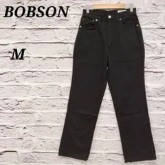 ボブソン 【M】 ストレートカラーデニムパンツ ブラック