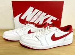 NIKE エア ジョーダン 1 LOW OG WhiteRed 28.5㎝ 新品
