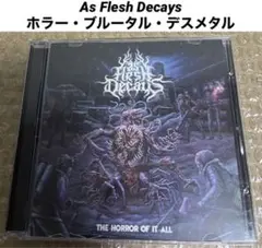 【As Flesh Decays】　ブルータル・デスメタル　CD ⭕️1点のみ