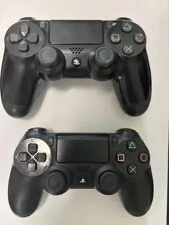 （ジャンク）DualShock 4 ブラックコントローラー 2個セット