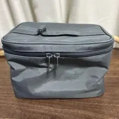 【美品】無印 ナイロンメイクボックス グレー