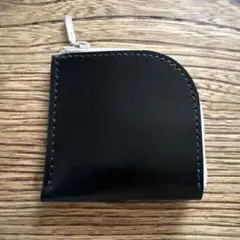 牛革ブラックコインケース