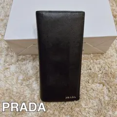 PRADA 長財布　サフィアーノレザー　二つおり