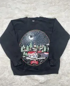希少 80s〜90sFRUIT OF THE LOOM スウェット クリスマス