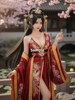 【4K画像】【AI作成写真L判サイズ】理想の彼女 コスプレ✕楊貴妃