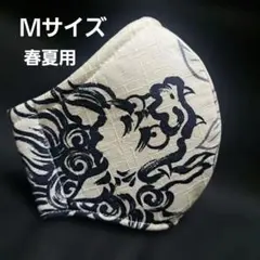 5層仕立てＭ　裏側3層ハニカムメッシュ　飛沫防止　花粉防止塗装　洗えるマスク