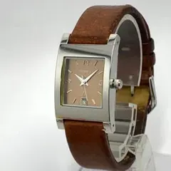 稼働品 FOSSIL 腕時計 フォッシル デイト クォーツ式 人気 ビンテージ