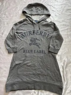 【BURBERRY BLUE LABEL】　パーカー　ワンピース　日本製　38のサムネイル