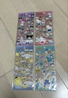 サンリオ　クリアキャンディシール　4枚セット