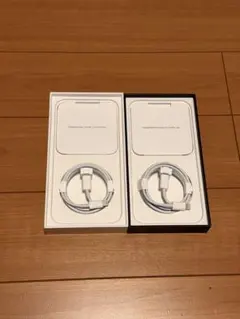 Apple 純正 lightning to type Cケーブル 2本セット