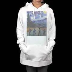 新品 ストレンジャーシングス ゴッホ 星月夜 海外ドラマ パロディ パーカー