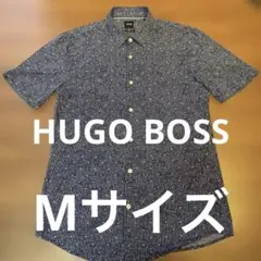 BOSS HUGO BOSS 半袖シャツ ドット柄 ネイビー Mサイズのサムネイル