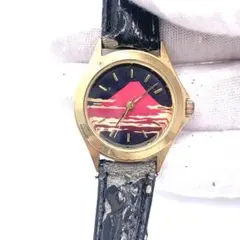 腕時計 アナログ クォーツ 富士山デザイン