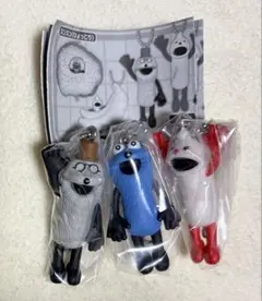 パペットスンスン つまんでつなげてひょっこり！マスコット ３種