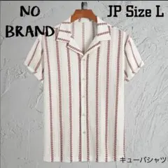 《夏物売りつくし》《新品未使用》キューバシャツ　レースシャツ　半袖