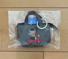 ⭐︎新品未開封⭐︎familiar ミニデニムバッグ　（マチ付き） ブラックのサムネイル