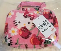 FEILER ハローキティ チェリーピンク　バッグポーチ