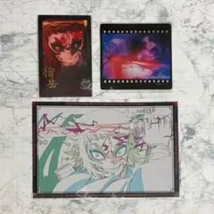 鬼滅の刃 ダイニング クリアカード チェキ おすそ分けポストカード 獪岳