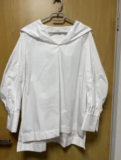 OPAQUE.CLIP セーラーカラー　ホワイトシャツ