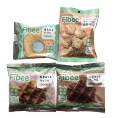 ミツカン Fibee 菓子 4種セット バウム ワッフル ビスキュイ ファイビー
