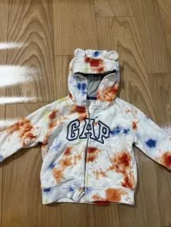 GAP タイダイ柄 フード付きパーカー 6-12ヶ月