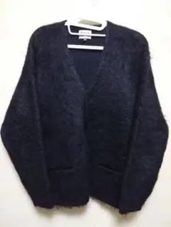 80s - vintage モヘアカーディガン　イタリア製　総柄　黒　ピンク 楽天市場】80s ビンテージ 65% モヘア 混□ NORDSTROM 総柄 デザイン