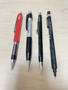 昭和レトロなシャープペンシル4本セット＆おまけ付き - メルカリ