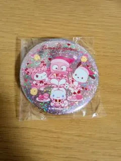 サンリオキャラクターズ　キラキラBIG缶バッチ　9番