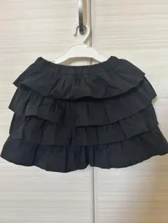 bebe ブラック フリルスカート 120