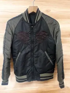 alpha ma-1 リバーシブル　アルファ　ジャケット　スカジャンタイプ