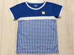 Wilson キッズ Tシャツ 160cm ブルー チェック