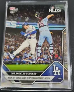 2025 Topps Now ＃847 ドジャース NLDS勝 記念 Kimさん