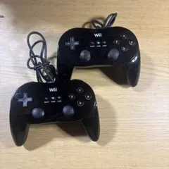 ★★wiiクラシックコントローラーPROブラック2個セット 346