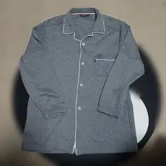 グレー 長袖パジャマ上下セット