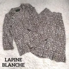 LAPINEBLANCHE セットアップ ジャケット スカート 花柄 総柄 9号