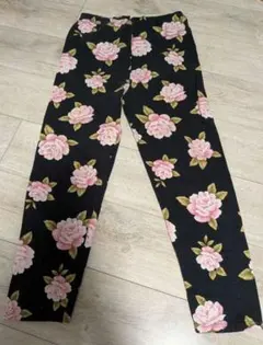 花柄スキニーパンツ M-Lサイズ