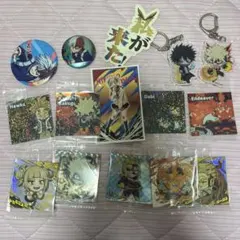 ヒロアカ ステッカーシール,缶バッジ他