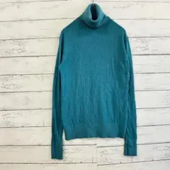 spick and span ニット M ブルー タートルネック レディース 春