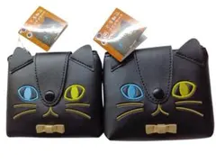 KALDI カルディ ハロウィン コインケース 黒ねこ　2026 新品 2個