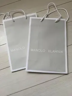 MANOLO BLAHNIK ショップ袋 2枚セットのサムネイル