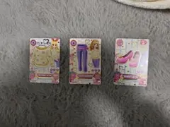 アイカツカード セット コーデ ノーマル 北大路さくら 姫里マリア 星宮いちご