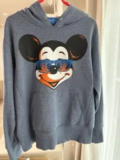値下げしました　TDR限定　サングラスミッキー　パーカー Sサイズ
