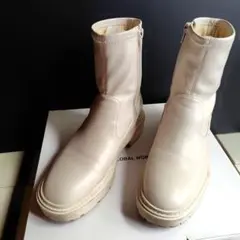 らくっション厚底ストレッチブーツ