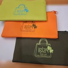 IBIZA カラフルポーチ 3点セットのサムネイル