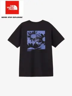 ザノースフェイスESフラワーボックス ロゴTシャツ／黒 NT32685-K／XL