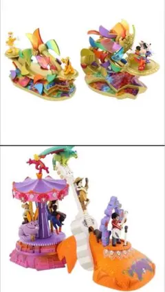 ディズニー　ハーモニーインカラー　フィギュアコレクション2個セット