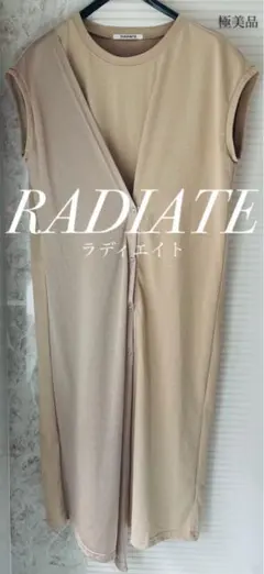 【美品】　RADIATE ラディエイト　デザインカットソー　ロングワンピース